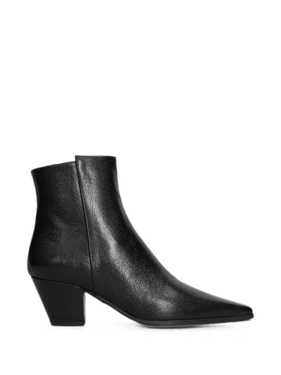Roberto Festa Milia Pointed-toe Ankle Boots In Black
