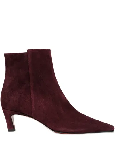 Roberto Festa Milia Suede Boots In Red