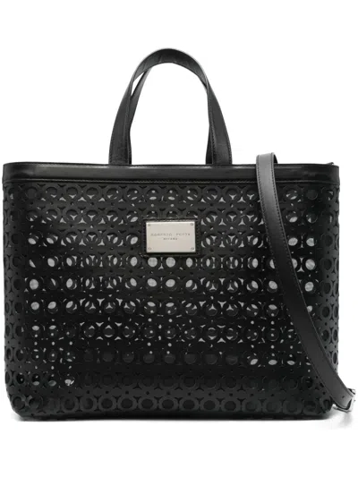 Roberto Festa Mirte Tote Bag In Black