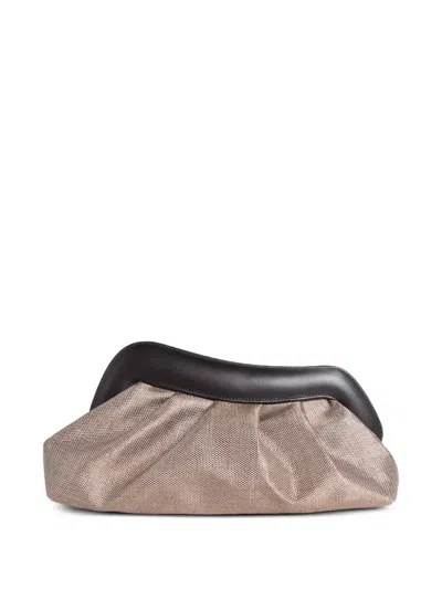 Roberto Festa Nayara Clutch Bag In Neutral