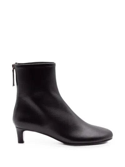 Roberto Festa Neel Back-zip Ankle Boots In Black