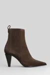 Roberto Festa Nova High Heels Ankle Boots In Brown