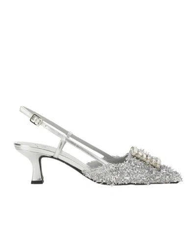 Roberto Festa Slingback Stefy In Metallic