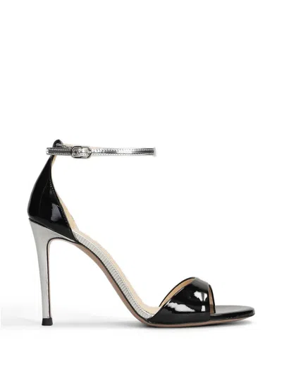 Roberto Festa Patent-leather Vitis Sandals In Multi