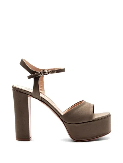 Roberto Festa Platform Strap Sandals In Brown
