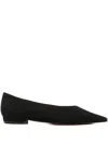 Roberto Festa Pointed-toe Flat Pumps In Black