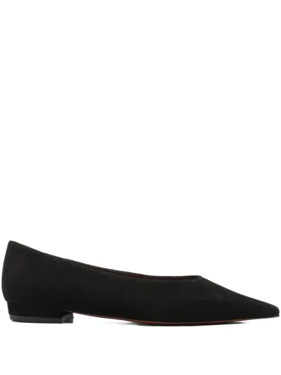 Roberto Festa Pointed-toe Flat Pumps In Black