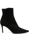Roberto Festa Pointed-toe Zip Boots In Black