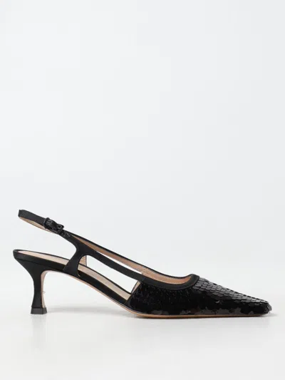 Roberto Festa Sequence Snip Toe Slingback Heel In Black