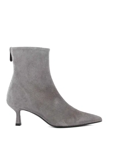 Roberto Festa Remy Gray Suede Ankle Boot In Grey