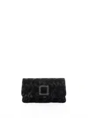 Roberto Festa Tweed Clutch With Accessory