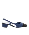 Roberto Festa Slingback Pumps In Tweed Fabric