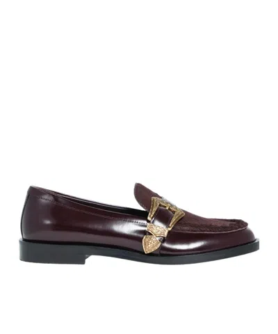 Roberto Festa Round-toe Loafers In Brown
