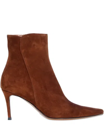 Roberto Festa Saki Pointed Toe Boots In Brown