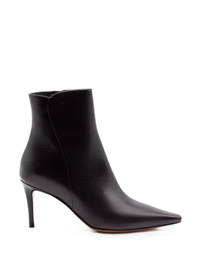 Roberto Festa Saki Tapered-toe Ankle Boots In Black