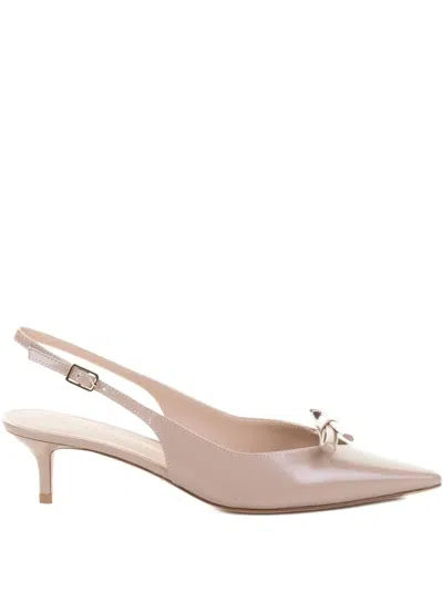 ROBERTO FESTA SENYA BOW-DETAIL SLINGBACK PUMPS