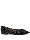 ROBERTO FESTA SEQUIN-EMBELLISHED BALLET FLATS