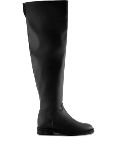 Roberto Festa Side-zip Knee-high Boots In Black