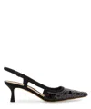 Roberto Festa Sequence Snip Toe Slingback Heel In Black