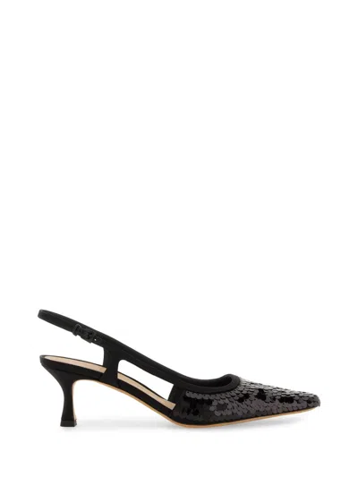 Roberto Festa Siviglia Sequinned Slingback Pumps In Black
