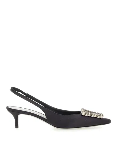 Roberto Festa Slingback "futura" In Black
