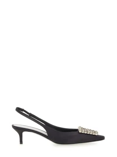 Roberto Festa Slingback "futura" In Black