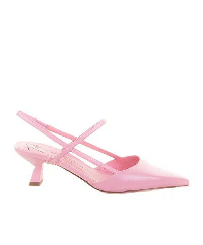 Roberto Festa Slingback High Heel Sandals In Pink