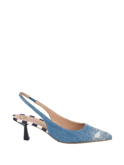 Roberto Festa Slingback Pumps In Blue