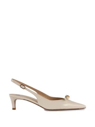 Roberto Festa Slingback Pumps In Neutral