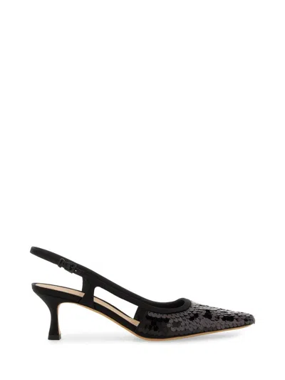 Roberto Festa Sequence Snip Toe Slingback Heel In Black