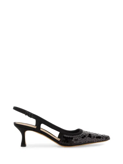 Roberto Festa Sequin-embellished 70mm Pumps In Black