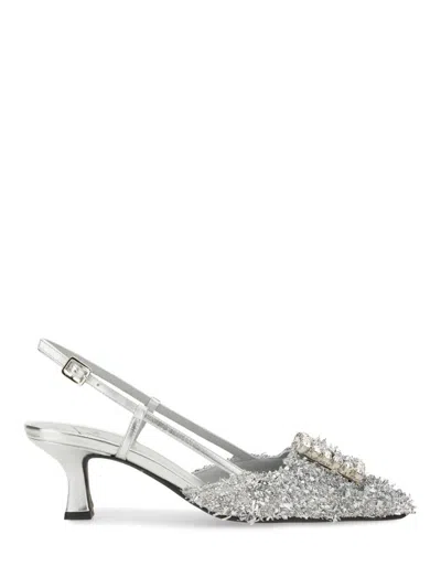 Roberto Festa Slingback "stefy" In Silver