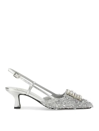 Roberto Festa Slingback Stefy In Metallic