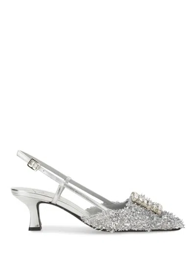 Roberto Festa Slingback Stefy In Metallic