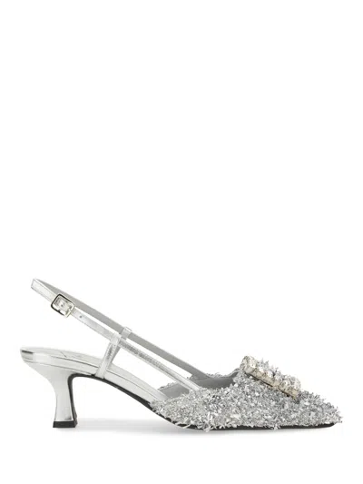 Roberto Festa Slingback Stefy In Metallic
