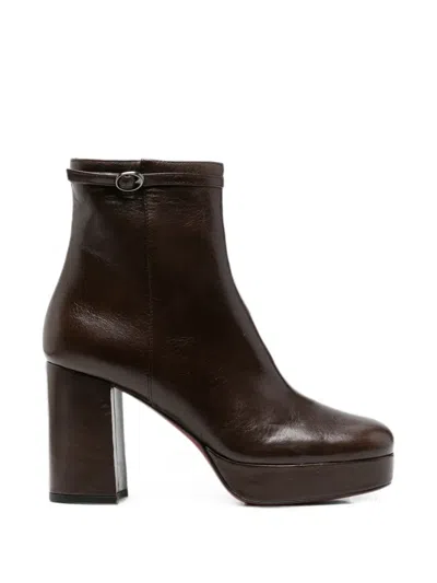 Roberto Festa Sofyra Round-toe Boots In Brown