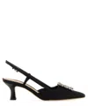 Roberto Festa Stefi Slingback 70mm Sandals In Black