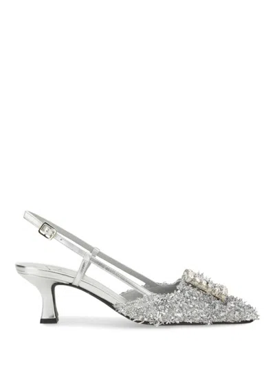 Roberto Festa Slingback Stefy In Metallic