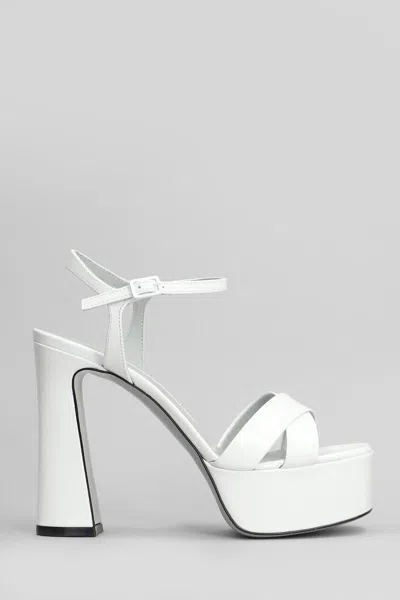 Roberto Festa Stella Sandals In White Leather