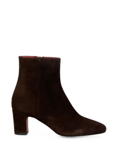Roberto Festa Suede Ankle Boots In Brown