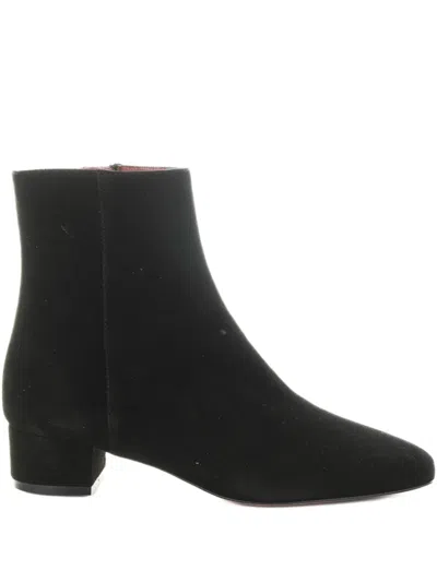 ROBERTO FESTA SUEDE ZIPPED ANKLE BOOTS