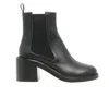 Roberto Festa Textured Leather Ankle Boots In Black