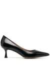 Roberto Festa Tortuga 60mm Leather Pumps In Black