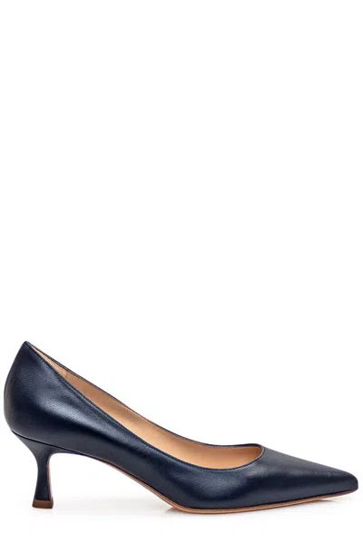 Roberto Festa 50mm Tortuga Pumps In Blue