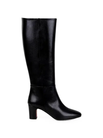 Roberto Festa Vilora Leather Knee-high Boots In Black