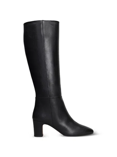 Roberto Festa Vilora Pointed-toe Knee-high Boots In Black