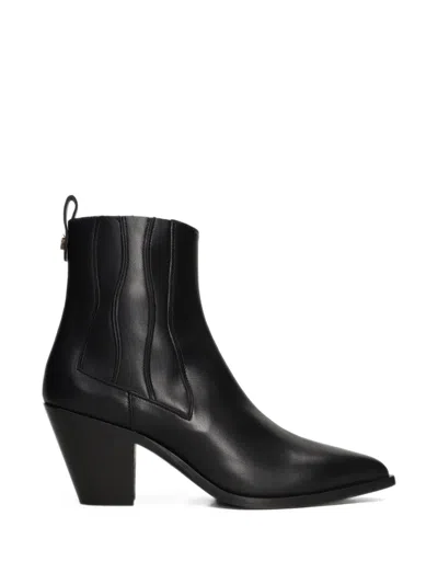 Roberto Festa Wendy Pointed-toe Ankle Boots In Animal Print