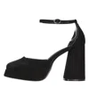 Roberto Festa With Heel Black In Nero Scuri