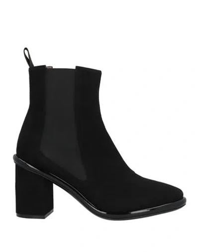 Roberto Festa Woman Ankle Boots Black Size 6 Leather