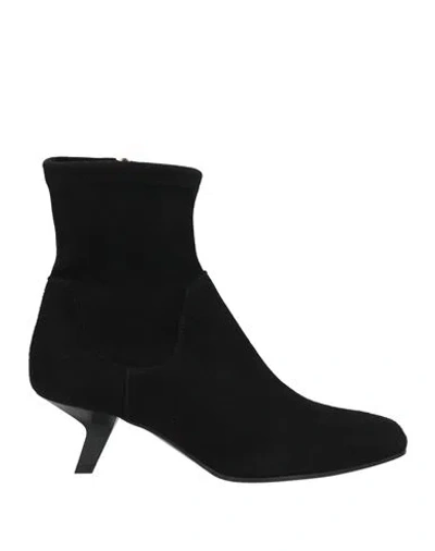 Roberto Festa Woman Ankle Boots Black Size 8 Leather